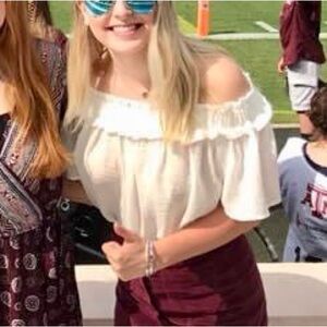 White Off the Shoulder Blouse